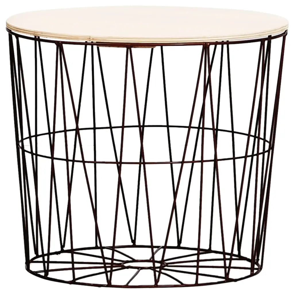 vidaXL Coffee Table 4 pcs Round End Table Sofa Table Living Room Furniture - Black - Furniture > Tables > Accent Tables