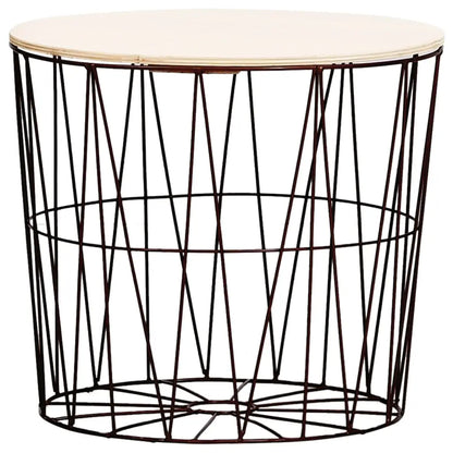 vidaXL Coffee Table 4 pcs Round End Table Sofa Table Living Room Furniture - Black - Furniture > Tables > Accent Tables