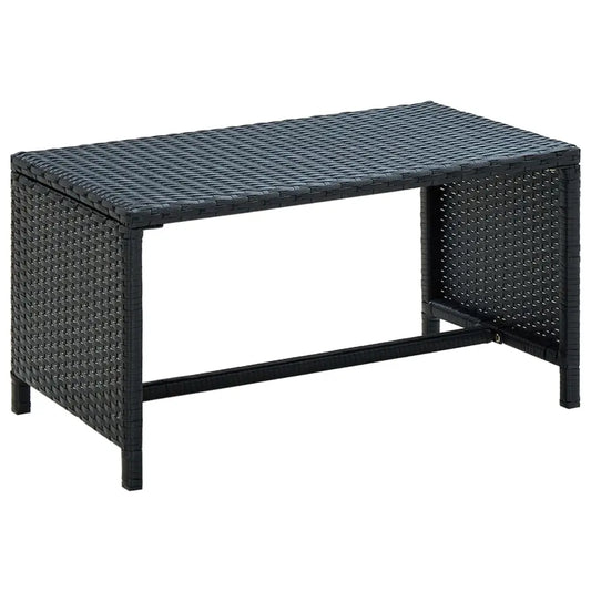 vidaXL Coffee Table Accent Side Table for Living Room Balcony Poly Rattan - Furniture > Tables > Accent Tables > Coffee