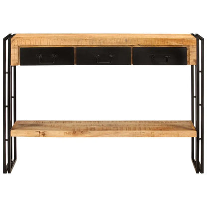 vidaXL Console Table 43.3’’x11.8’’x29.9’’ Solid Wood Mango - Furniture > Tables > Accent Tables > End Tables