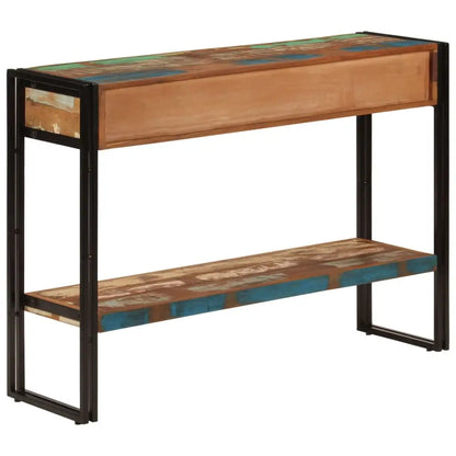 vidaXL Console Table 43.3’’x11.8’’x29.9’’ Solid Wood Reclaimed - Furniture > Tables > Accent Tables > End Tables
