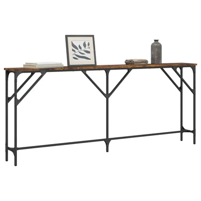 vidaXL Console Table Storage Side Sofa Desk for Living Room Engineered Wood - Furniture > Tables > Accent Tables > End