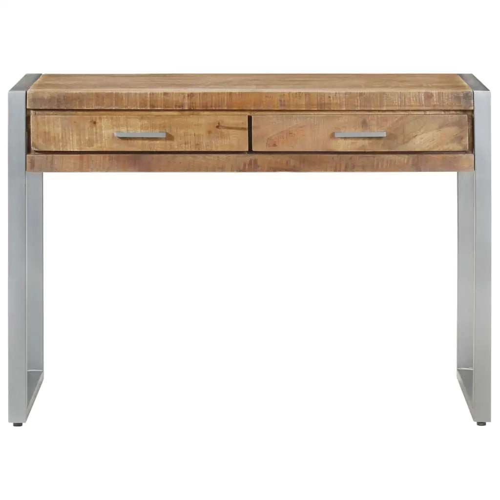 vidaXL Desk 42.5’’x19.7’’x29.5’’ Rough Mango Wood - Furniture > Office Furniture > Desks