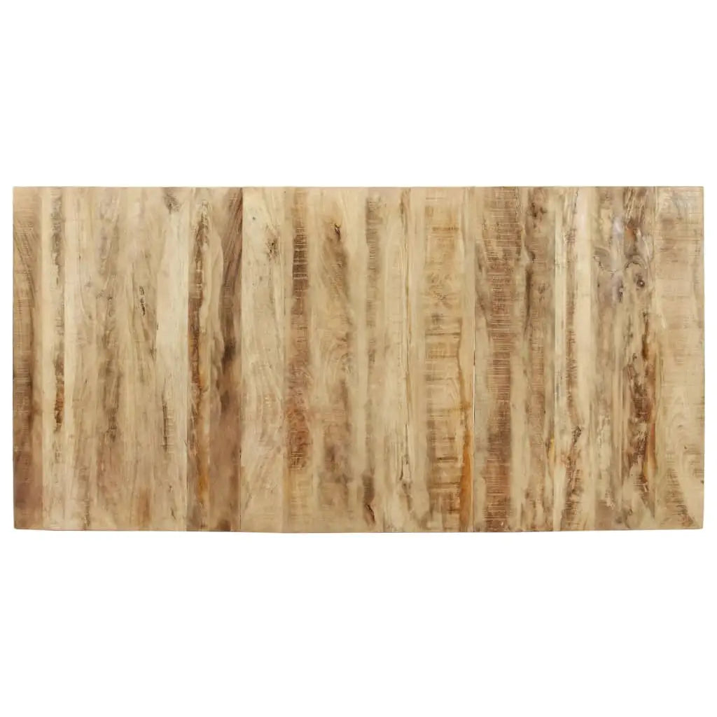 vidaXL Dining Table 63’’x31.5’’x29.9’’ Rough Mango Wood - Furniture > Tables > Kitchen & Dining Room Tables