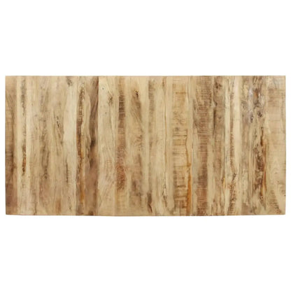 vidaXL Dining Table 63’’x31.5’’x29.9’’ Rough Mango Wood - Furniture > Tables > Kitchen & Dining Room Tables