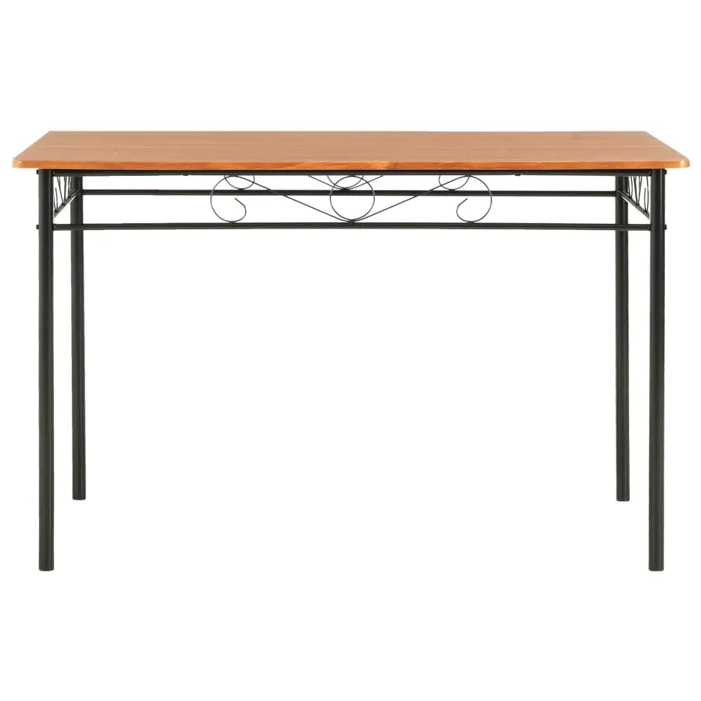 vidaXL Dining Table Brown 47.2’’x27.6’’x29.5’’ MDF - Furniture > Tables > Kitchen & Dining Room Tables