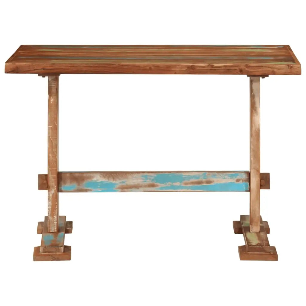vidaXL Dining Table Kitchen Dining Room Dinner Table Solid Reclaimed Wood - 110 x 55 x 78 cm/ 1 pcs - Furniture >