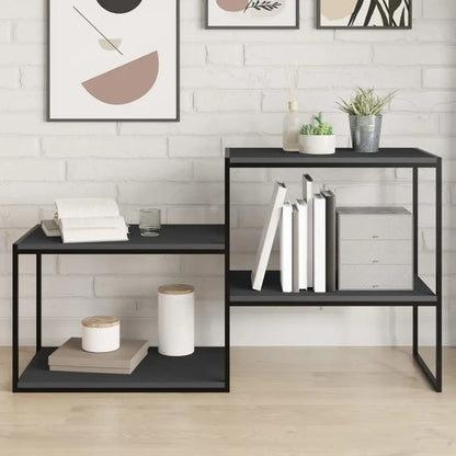 vidaXL Floating Shelf Wall Bookshelf Board for Living Room Engineered Wood - 23.6’’ x 15.7’’ x 0.6’’/ 4 pcs - Furniture