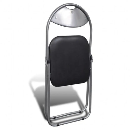 vidaXL Folding Chairs 6 pcs Faux Leather - Furniture > Chairs > Folding Chairs & Stools
