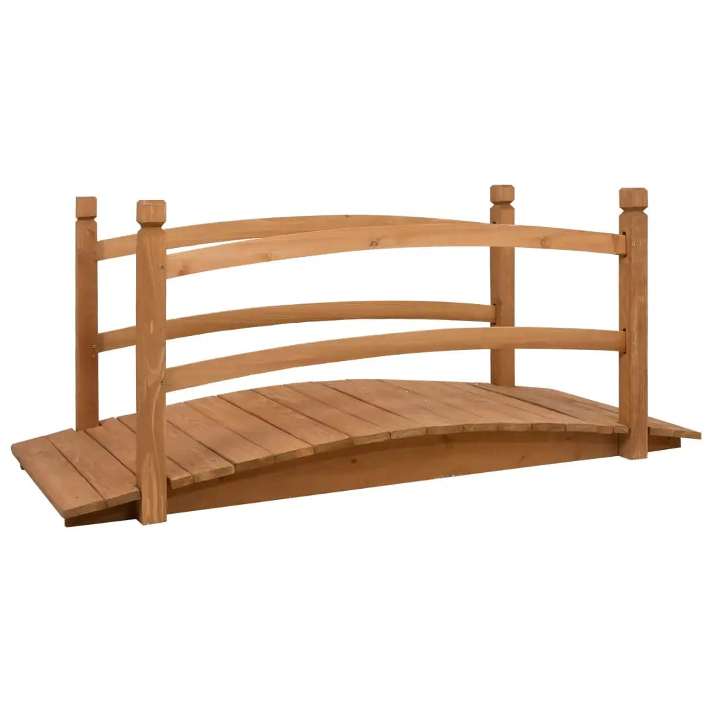 vidaXL Garden Bridge 55.1’’x23.6’’x23.6’’ Solid Firwood - Home & Garden > Lawn & Garden > Outdoor Living > Outdoor