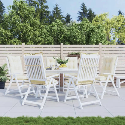 vidaXL Garden Highback Chair Cushions 4 pcs Anthracite 47.2’’x19.7’’x2.8’’ Fabric - Anthracite / 6 pcs - Home & Garden