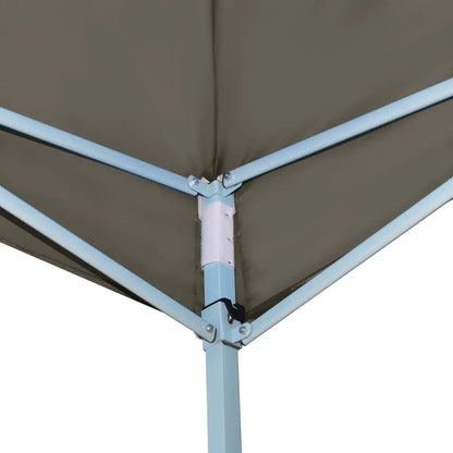 vidaXL Gazebo Folding Canopy Tent Patio Pavilion Beach Sunshade with Roof - Cream - Home & Garden > Lawn & Garden >