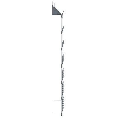 vidaXL Hanging Shoe Rack Silver 26’’x5.1’’x54.7’’ - Home & Garden > Household Supplies > Storage & Organization >