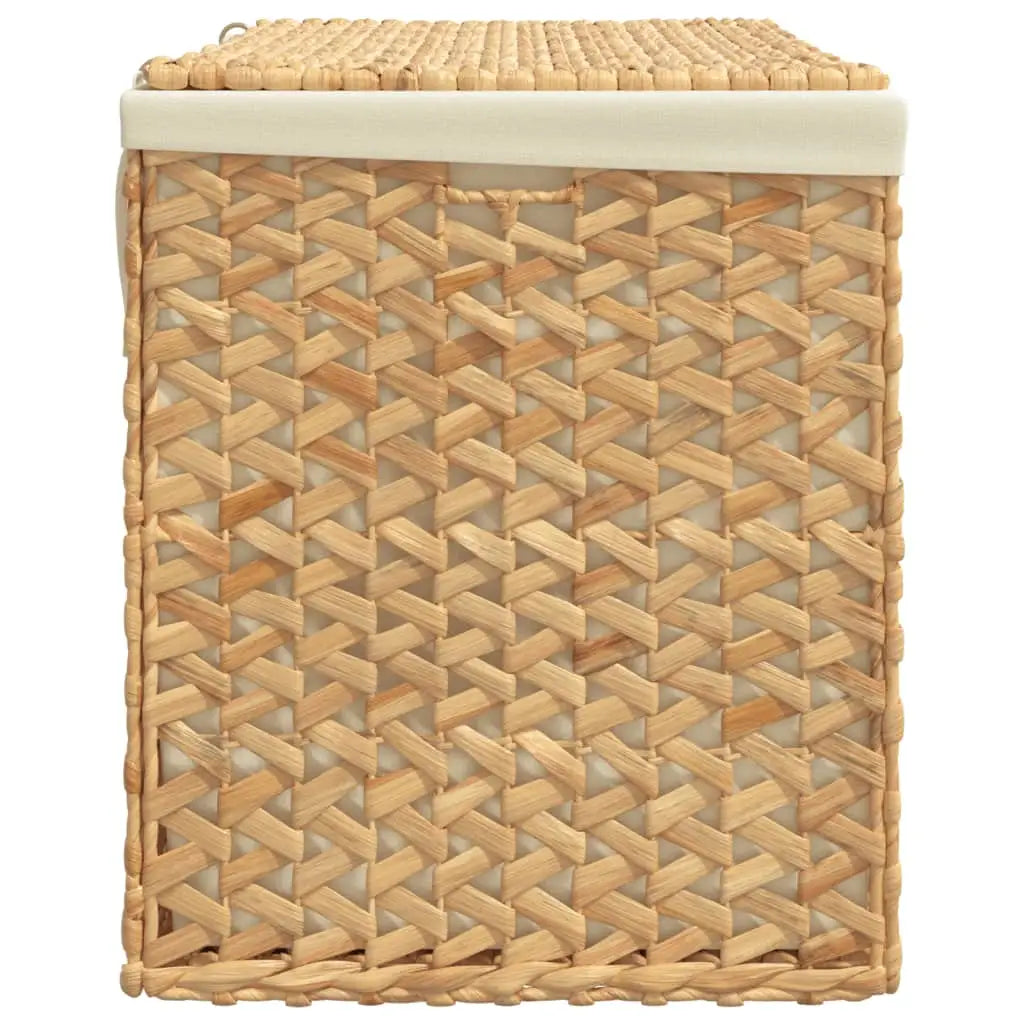 vidaXL Laundry Basket with 3 Sections 29.5’’x16.7’’x20.5’’ Water Hyacinth - Home & Garden > Household Supplies >