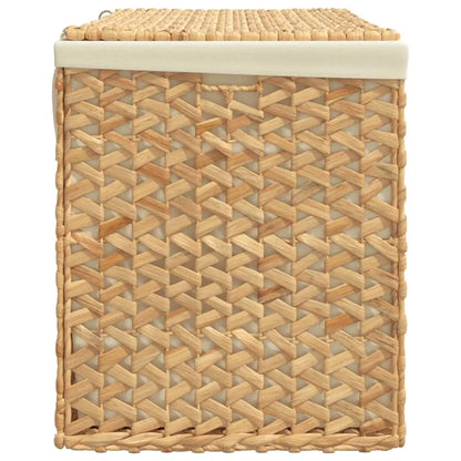 vidaXL Laundry Basket with 3 Sections 29.5’’x16.7’’x20.5’’ Water Hyacinth - Home & Garden > Household Supplies >