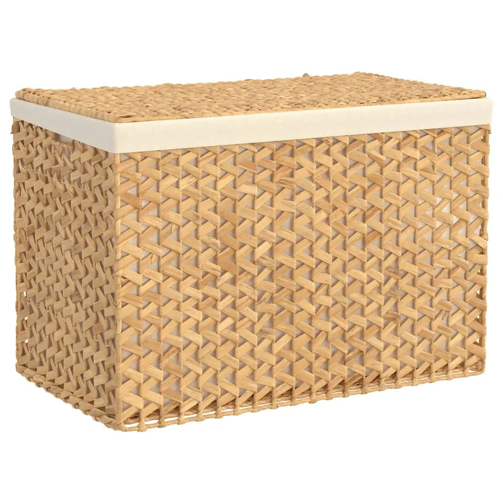 vidaXL Laundry Basket with 3 Sections 29.5’’x16.7’’x20.5’’ Water Hyacinth - Home & Garden > Household Supplies >