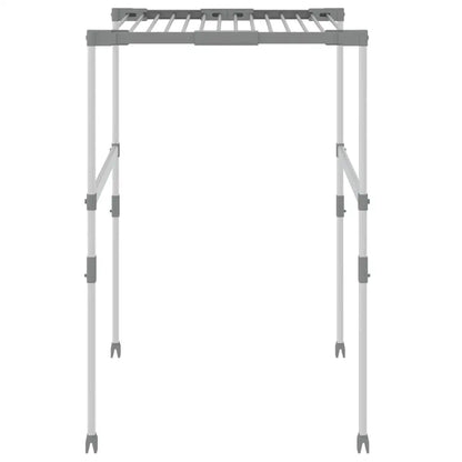 vidaXL Laundry Dryer 32.7’’x(19.7’’-21.7’’)x(15.7’’-33.5’’) Aluminum - Home & Garden > Household Supplies > Laundry