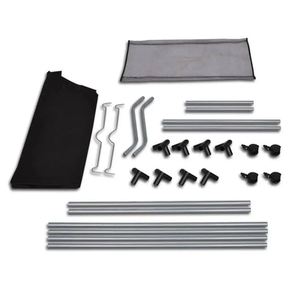 vidaXL Laundry Sorters with Bags 2 pcs Black and Gray - Home & Garden > Household Supplies > Laundry Supplies > Laundry