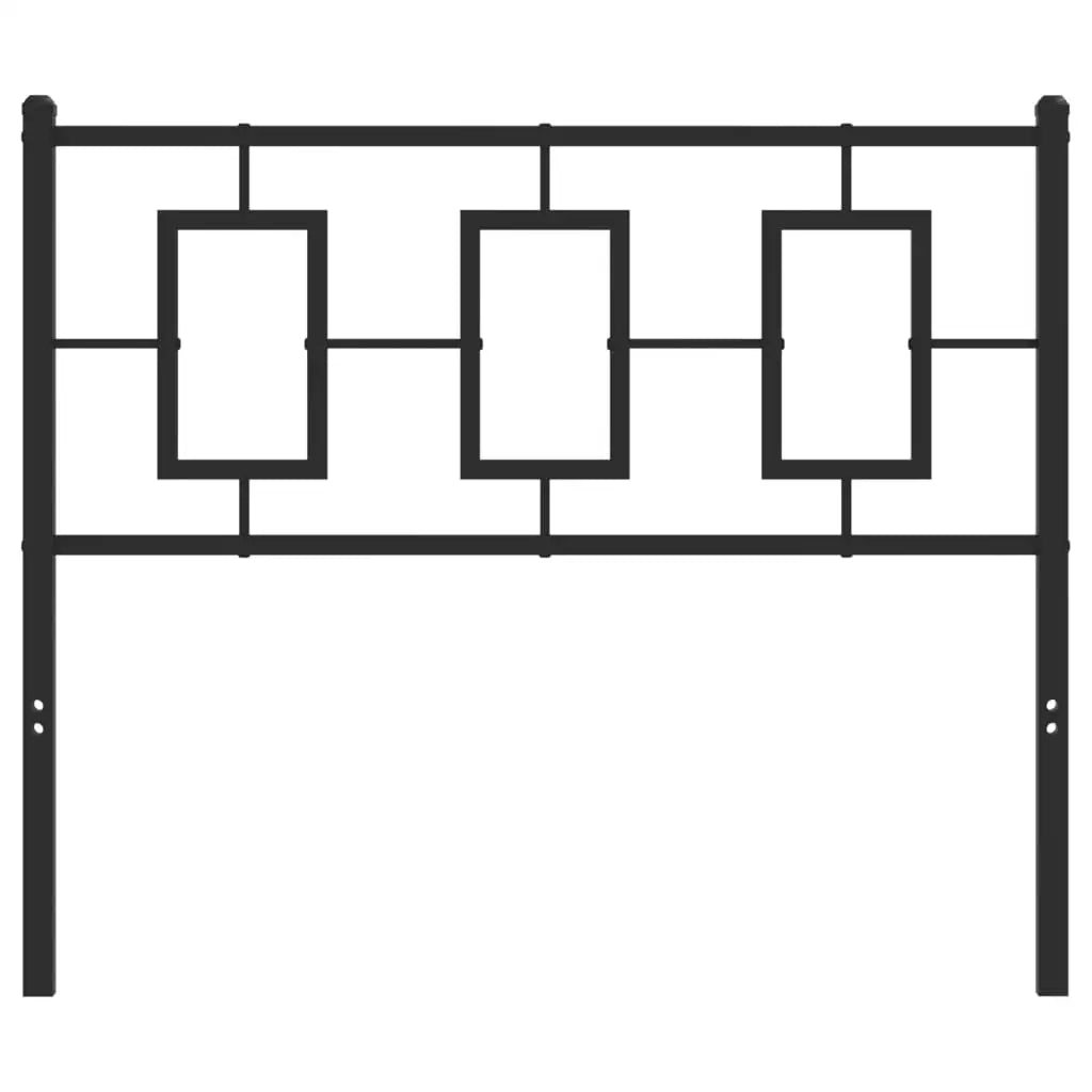 vidaXL Metal Headboard with Back Support Bed Header Single Bedroom Furniture - Furniture > Beds & Accessories >