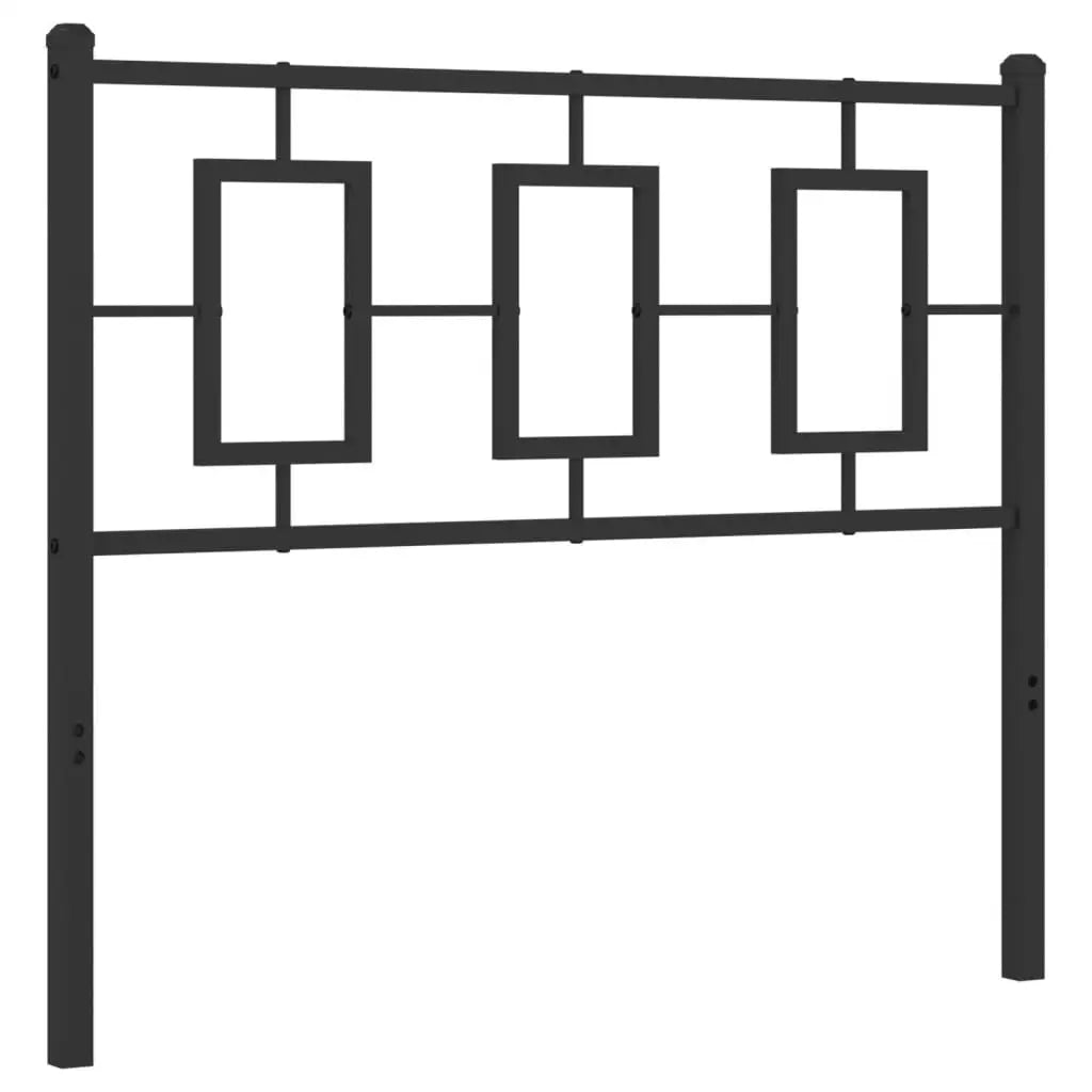 vidaXL Metal Headboard with Back Support Bed Header Single Bedroom Furniture - Furniture > Beds & Accessories >