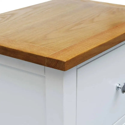 vidaXL Nightstands 2 pcs 14.2’’x11.8’’x18.5’’ Solid Oak Wood - Nightstands