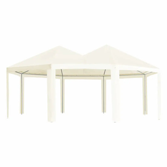 vidaXL Outdoor Gazebo Cream 236.2’’x173.2’’x129.9’’ - Gazebo