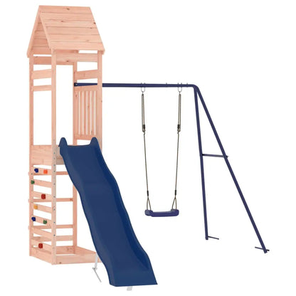 vidaXL Outdoor Playset Solid Wood Douglas - Toys & Games > Outdoor Play Equipment > Swing Sets & Playsets