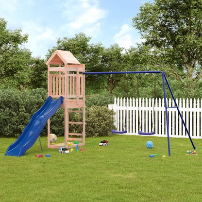 vidaXL Outdoor Playset Solid Wood Douglas - Toys & Games > Outdoor Play Equipment > Swing Sets & Playsets