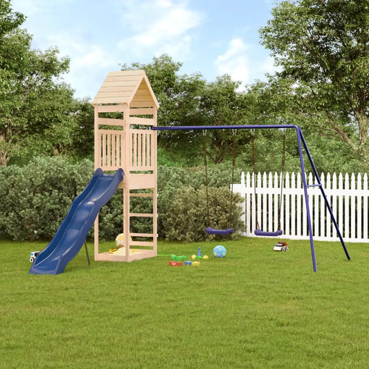 vidaXL Outdoor Playset Solid Wood Pine - Playset