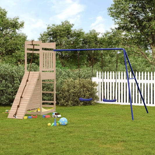 vidaXL Outdoor Playset Solid Wood Pine - Playset