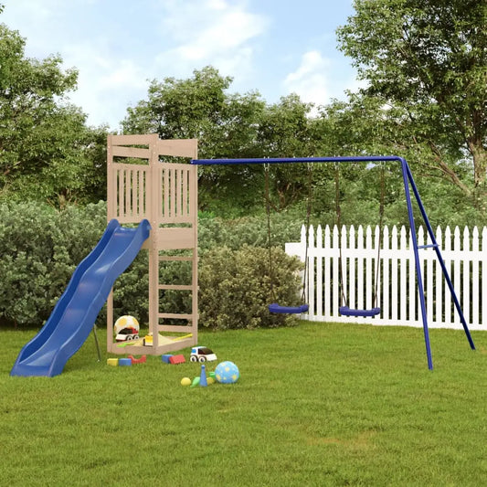 vidaXL Outdoor Playset Solid Wood Pine - Playset