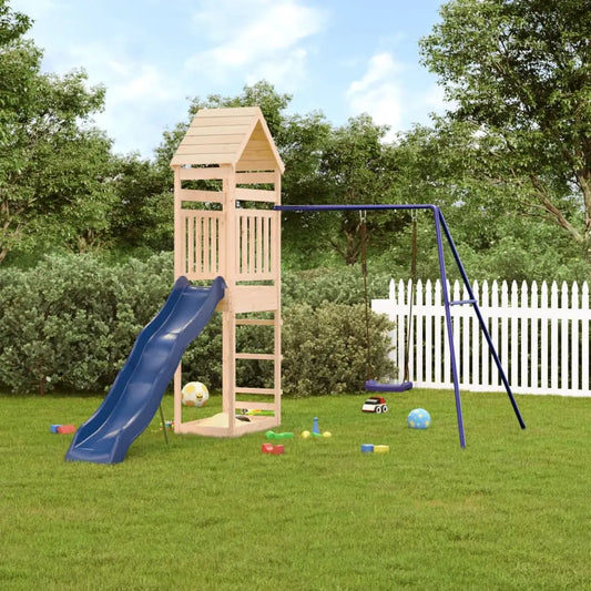 vidaXL Outdoor Playset Solid Wood Pine - Playset