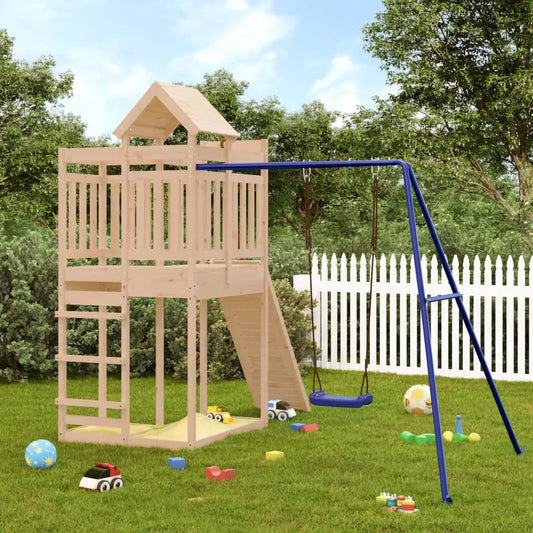 vidaXL Outdoor Playset Solid Wood Pine - Playset