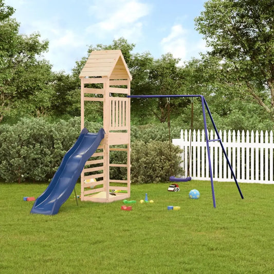 vidaXL Outdoor Playset Solid Wood Pine - Playset