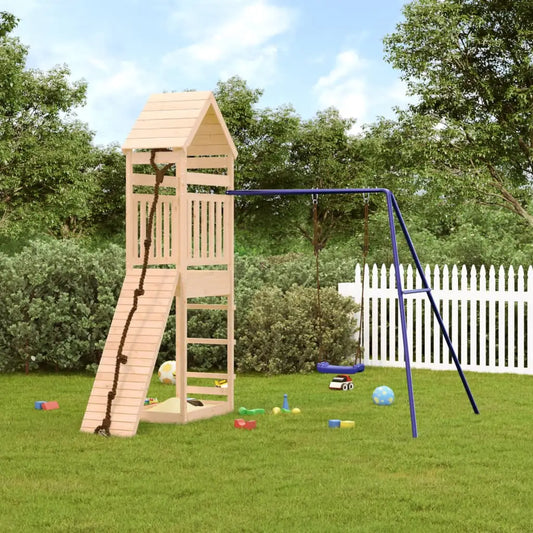 vidaXL Outdoor Playset Solid Wood Pine - Playset