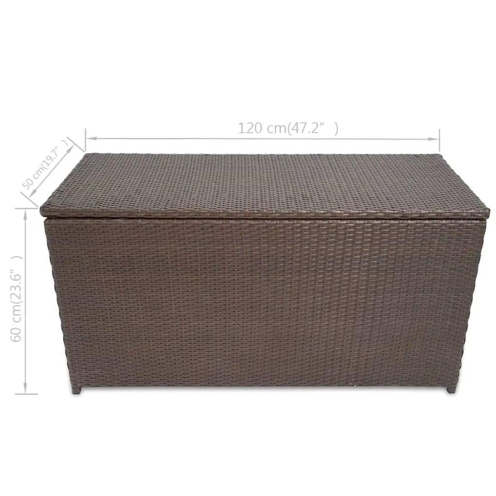 vidaXL Outdoor Storage Deck Box Chest Cabinet for Patio Cushions Garden Tools - Outdoor Storage Box