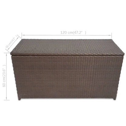 vidaXL Outdoor Storage Deck Box Chest Cabinet for Patio Cushions Garden Tools - Outdoor Storage Box