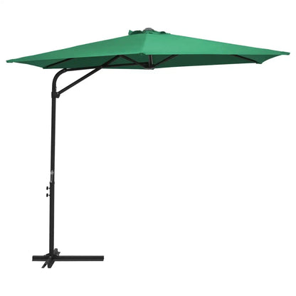 vidaXL Outdoor Umbrella Parasol with Cross Base Patio Sunshade Sun Shelter - Outdoor Umbrella