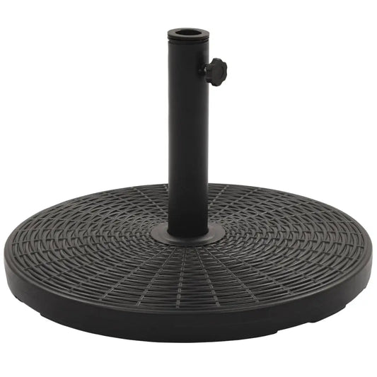 vidaXL Parasol Base Black Round 55.1 lbs - Umbrella Base