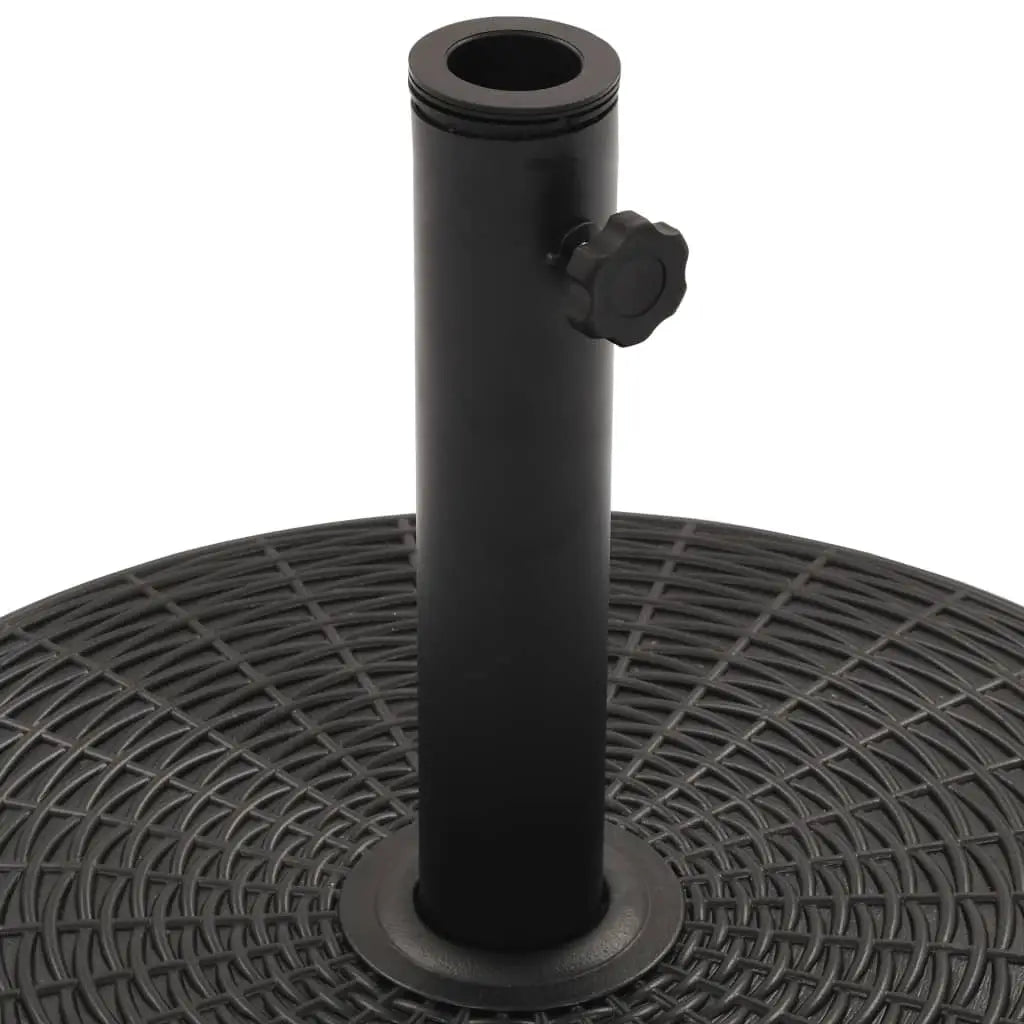 vidaXL Parasol Base Black Round 55.1 lbs - Umbrella Base