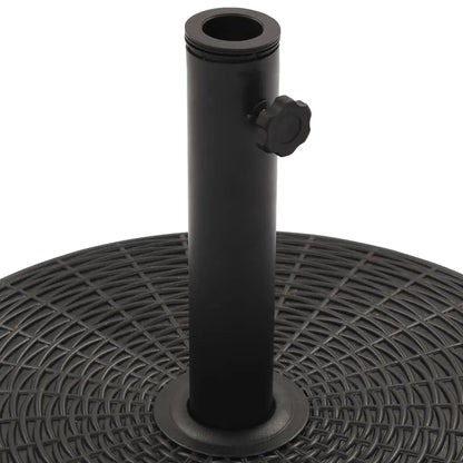 vidaXL Parasol Base Black Round 55.1 lbs - Umbrella Base