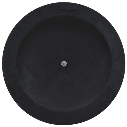 vidaXL Parasol Base Round Polyresin 41.9 lb Bronze - Umbrella Base