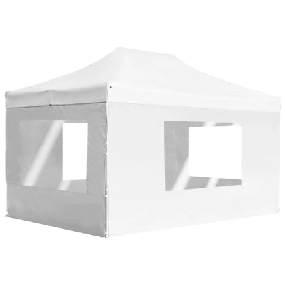 vidaXL Party Tent Pop up Canopy Tent Folding Patio Gazebo with Walls Aluminum - Home & Garden > Lawn & Garden > Outdoor