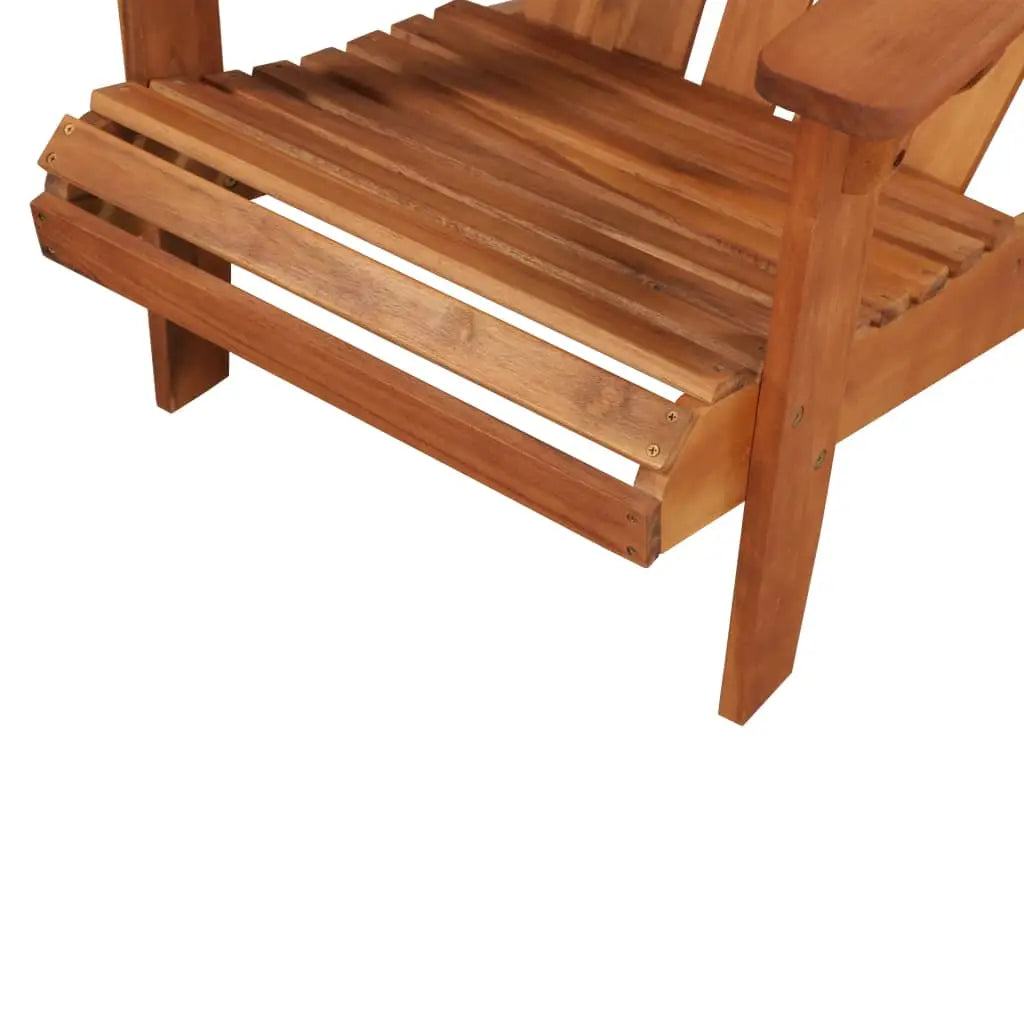 vidaXL Patio Adirondack Chair Solid Acacia Wood - Adirondack Chair