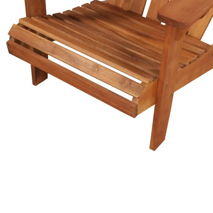 vidaXL Patio Adirondack Chair Solid Acacia Wood - Adirondack Chair
