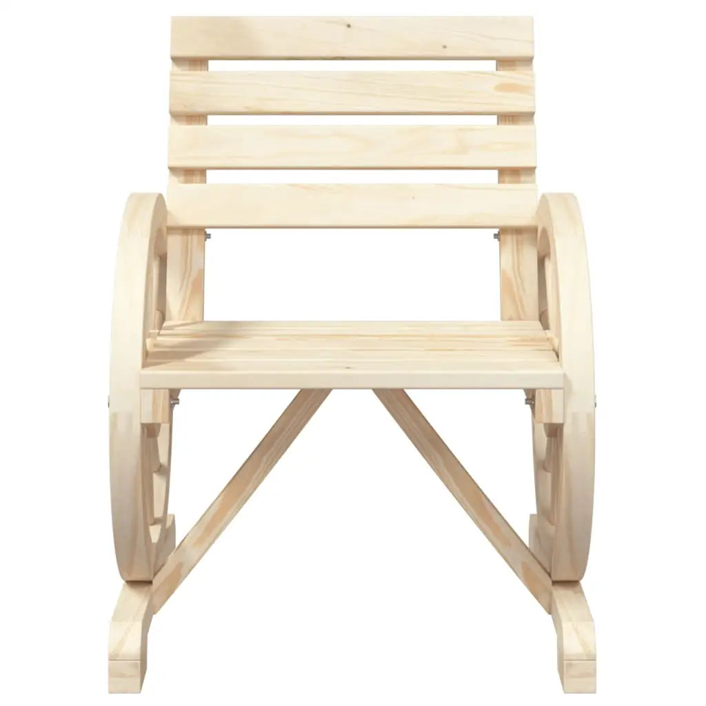 vidaXL Patio Chair 22.8’’x22.8’’x30.9’’ Solid Wood Fir - Outdoor Chair