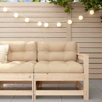 vidaXL Patio Corner Sofa Solid Wood Pine