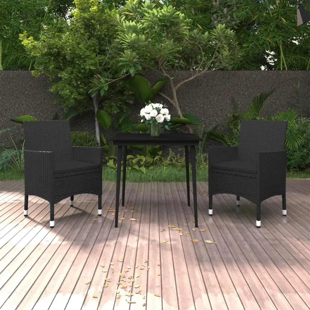 vidaXL Patio Dining Set 3/5/7 Piece Multi Colors 31.5’’/55.1’’ Table Length - Dining Set