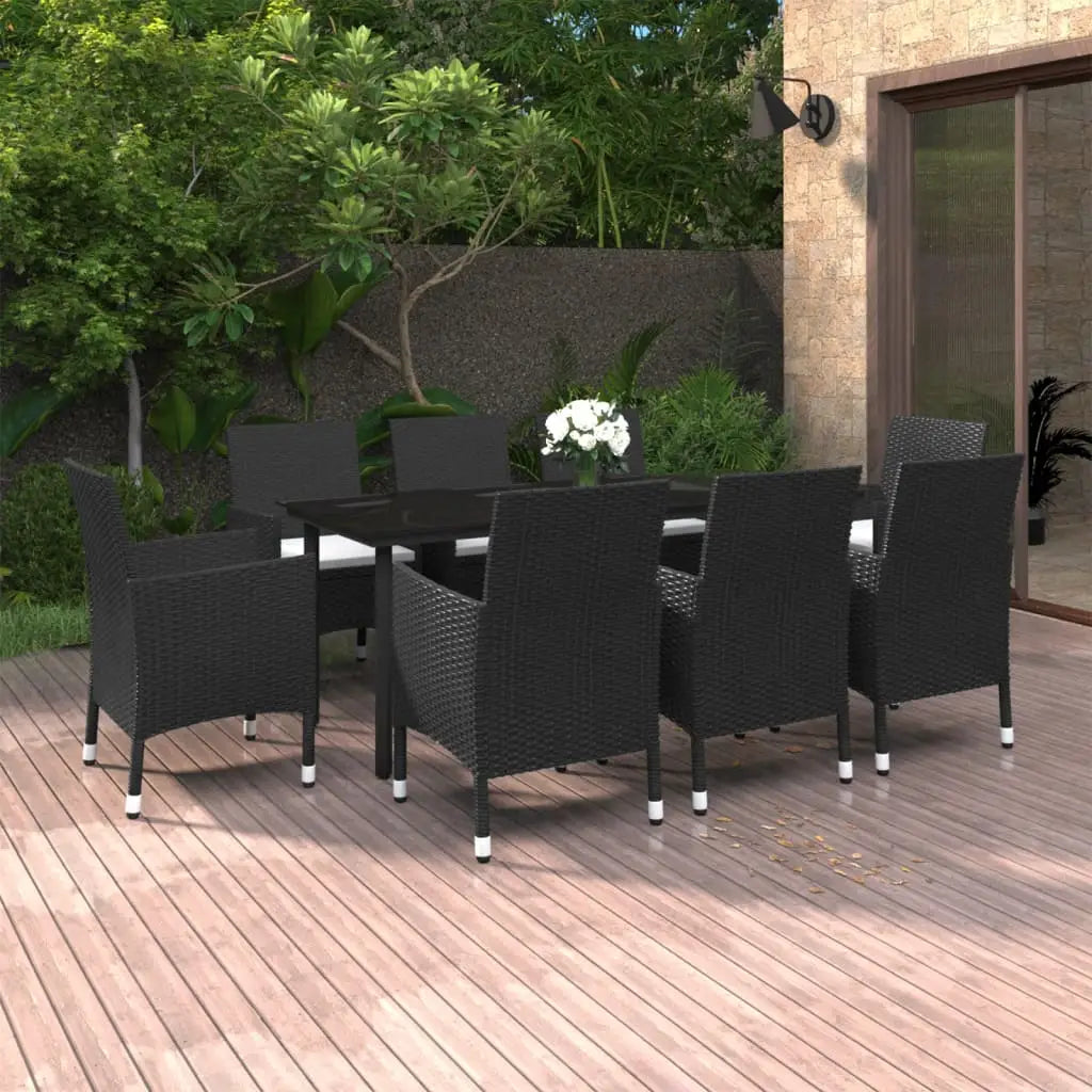 vidaXL Patio Dining Set 3/5/7 Piece Multi Colors 31.5’’/55.1’’ Table Length - Dining Set