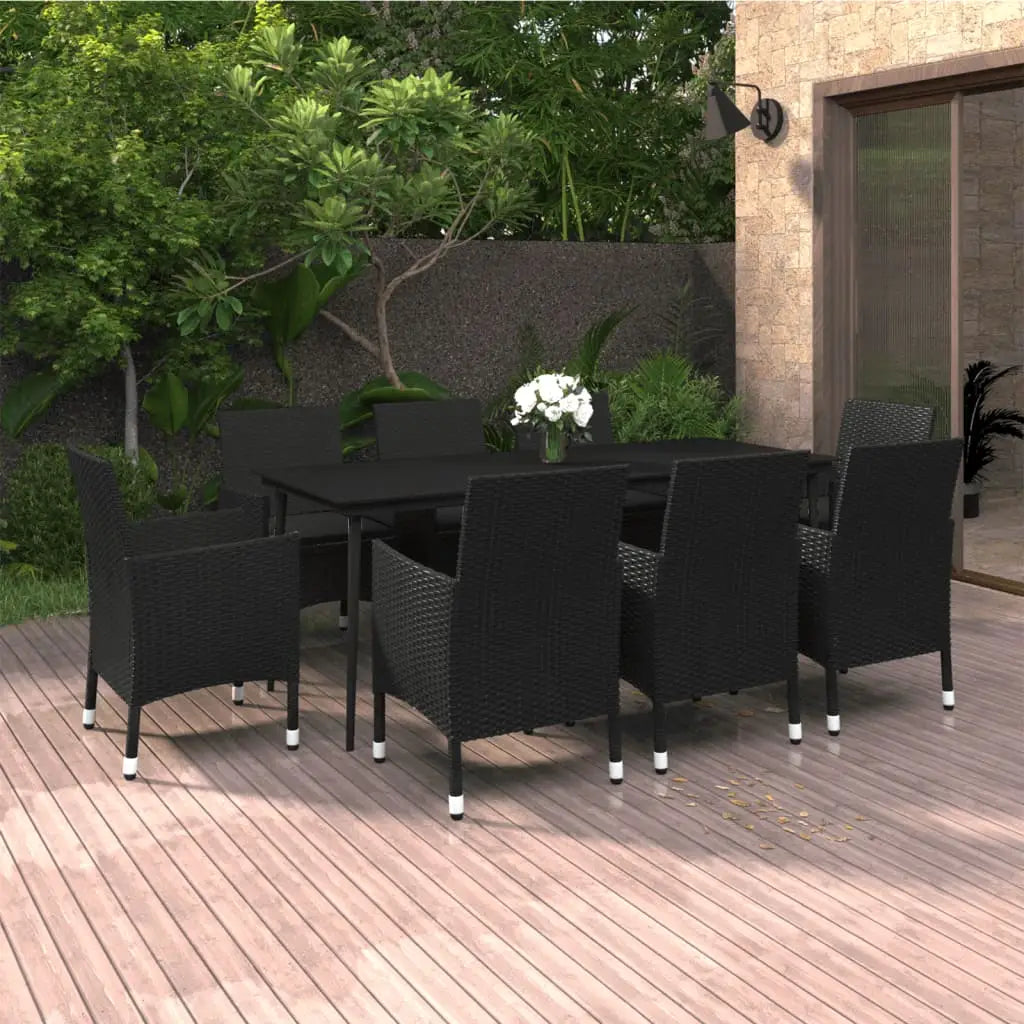 vidaXL Patio Dining Set 3/5/7 Piece Multi Colors 31.5’’/55.1’’ Table Length - Dining Set